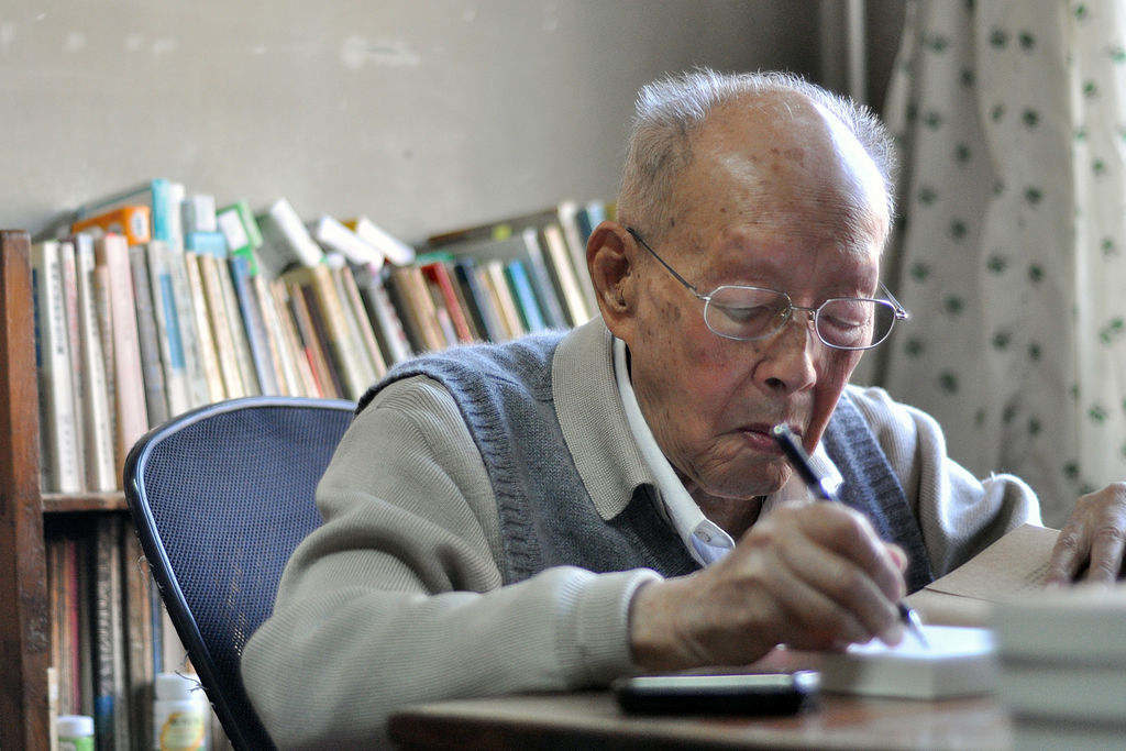 Zhou Youguang, the Father of Chinese Pinyin in 2012