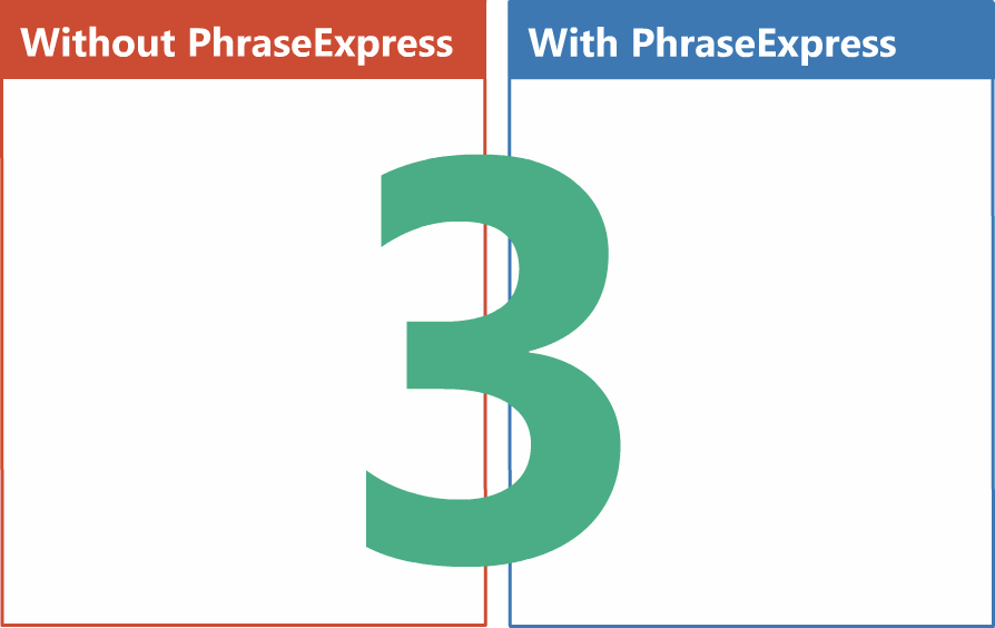 Phrase Express text expander tool
