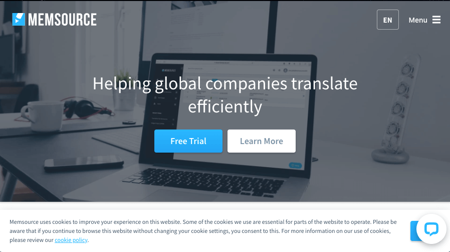 Memsource is a web based CAT tool for translators